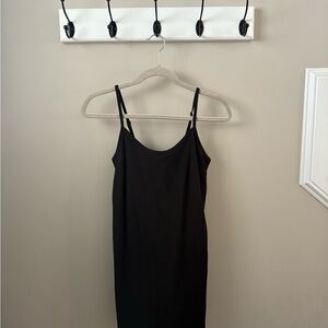 Gap Fit Black Slip Dress